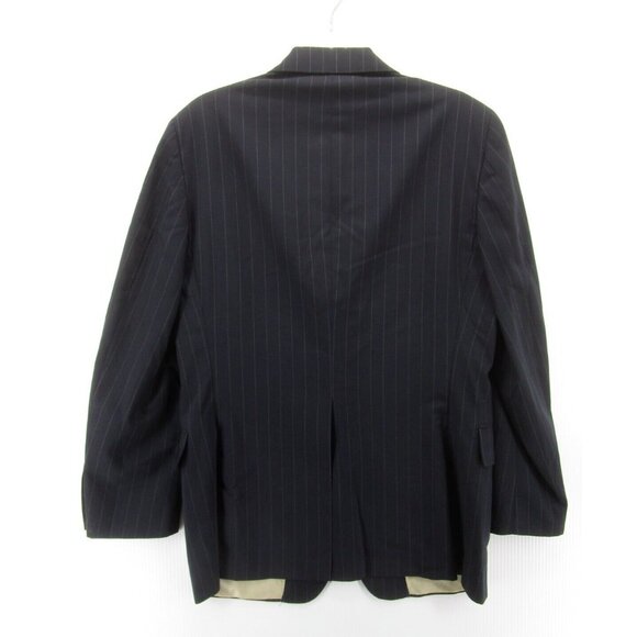 Paul Stuart Sport Coat 40 Blazer Pinstriped Business Jacket Preppy - Picture 8 of 12